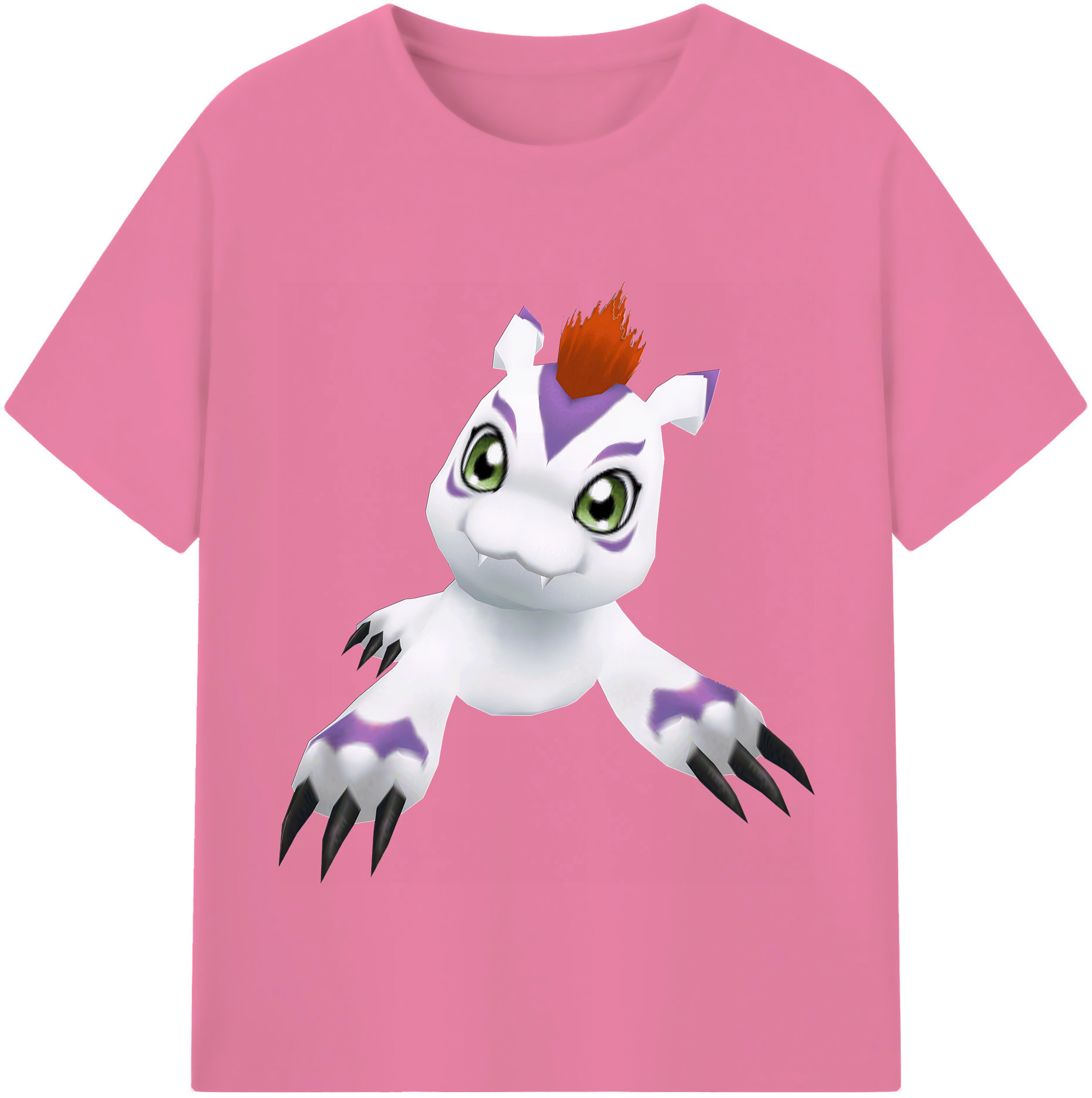 （画像用） Digimon デジタルモンスター/デジモン 綿100％半袖Tシャツ（フロントプリント）